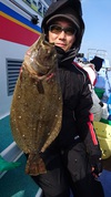 １月４日　ヒラメ船　釣果