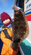 １月１７日　ヒラメ船　釣果