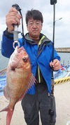 ４月１３日　テンヤ真鯛船　釣果