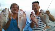 １０月４日　午後テンヤ真鯛船　釣果