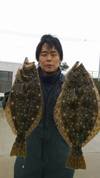 １２月１日　ヒラメ船　絶好調！　釣果
