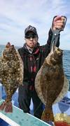 11月２日　ヒラメ船　釣果