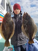 １２月２０日　ヒラメ船　釣果