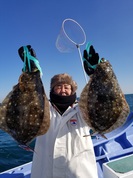 １月10日　ヒラメ船　釣果