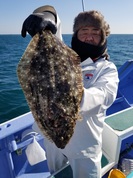 １月10日　ヒラメ船　釣果