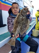 １月30日　ヒラメ船　釣果