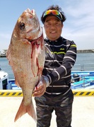 ５月６日　テンヤ真鯛船　釣果