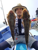 7月15日　午前マゴチ船　釣果