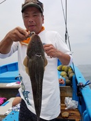 7月22日　マゴチ船　釣果