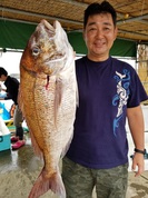 8月12日　テンヤ真鯛船　釣果