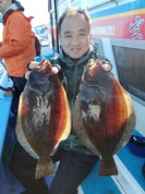 11月16日　ヒラメ船　釣果