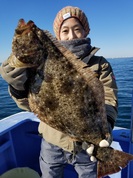 １月4日　ヒラメ船　釣果