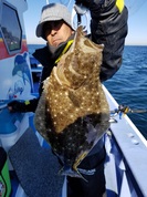 １月5日　ヒラメ船　釣果