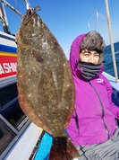 １月18日　ヒラメ船　釣果