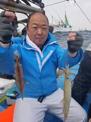 ４月7日　ヤリイカ船　釣果　反応が　ばっちり！！